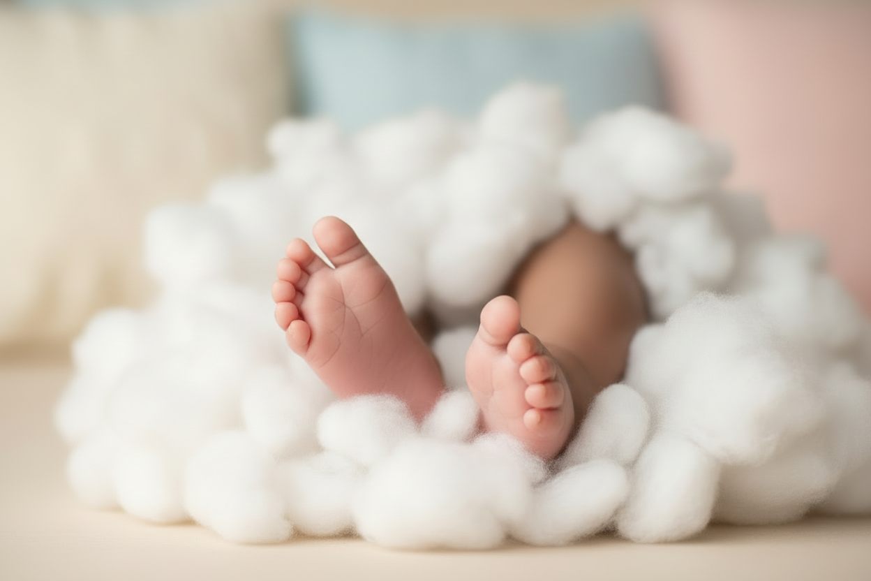 Multiracial baby diapers crawling bottoms
